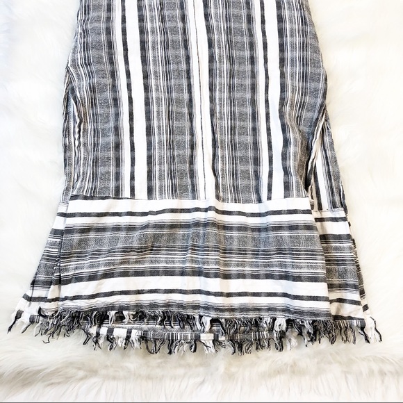 Tommy Bahama black/white striped v-neck dress XS - Picture 7 of 8